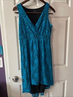 VTG TEAL MAC AND JAC DRESS